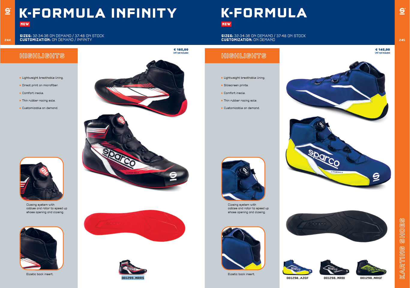 sparco k-formula cipő